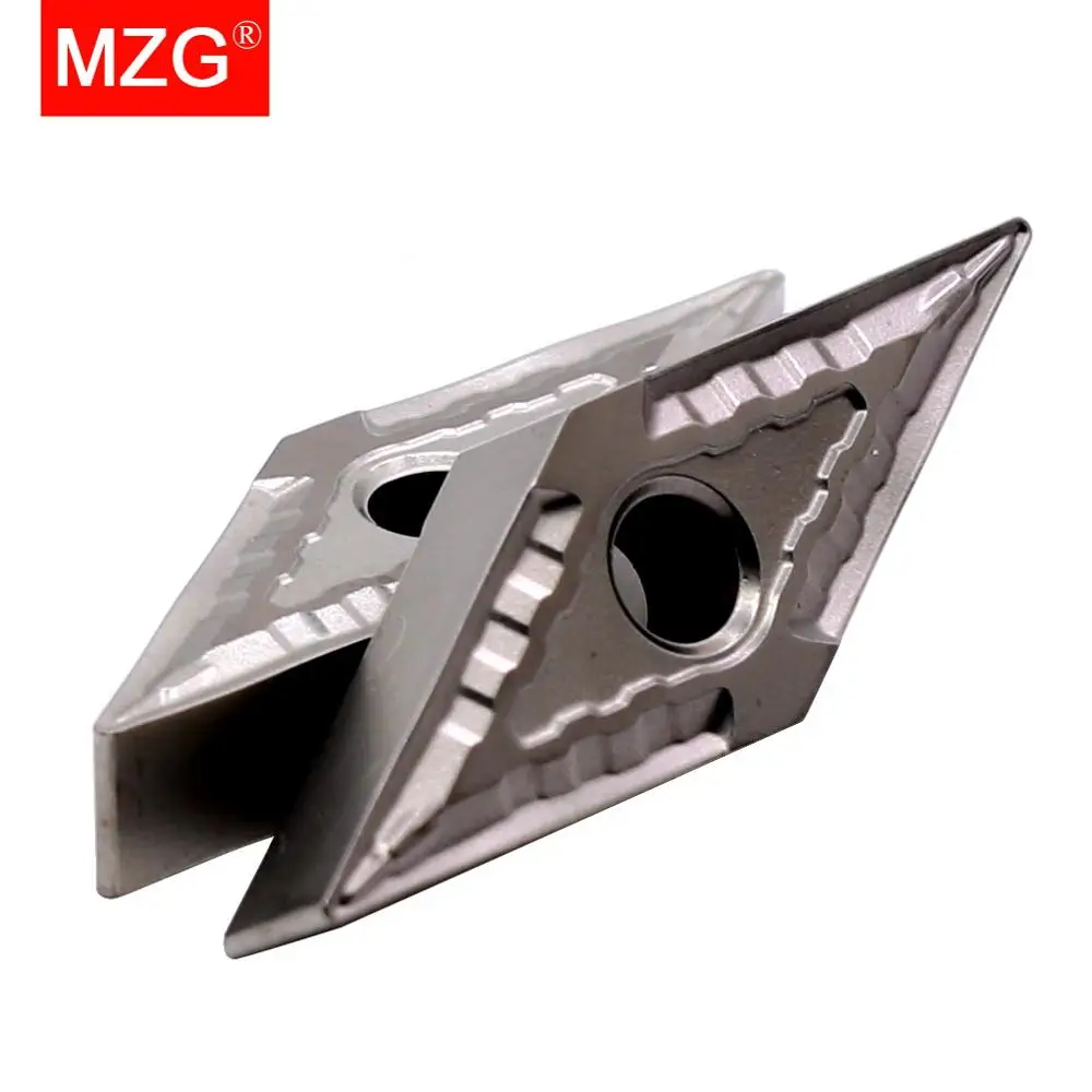 MZG VNMG160404-MT, ZN60 CNC, alésage et rotation, Inserts de cerme en carbure massif, pour mise en évidence en acier support MVJN MVUN