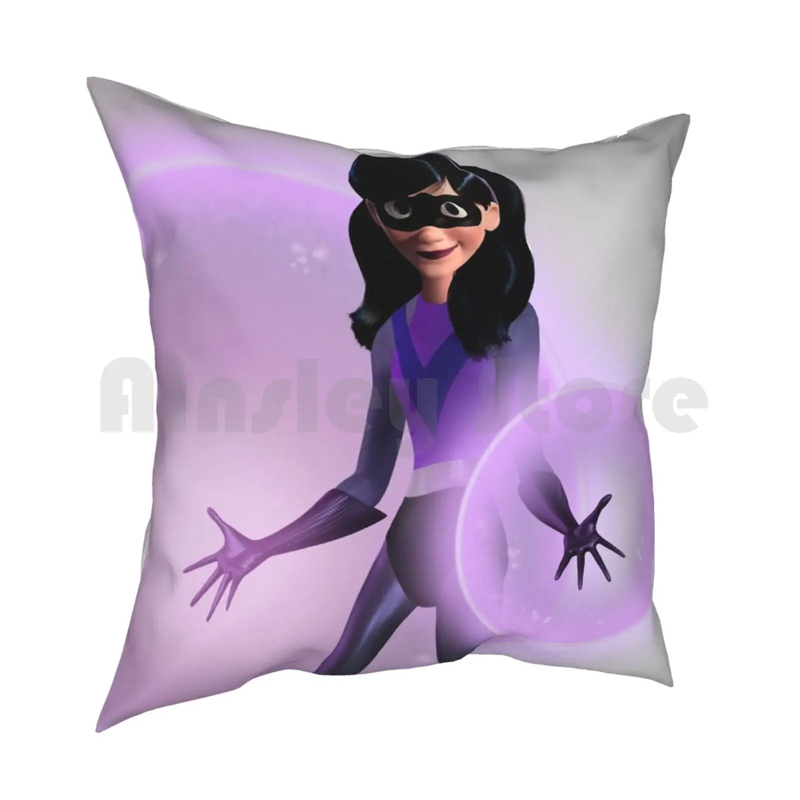 Ultraviolet Pillow Case Printed Home Soft Throw Pillow Superhero Super Superpowers Powers Superpower Girls Violet