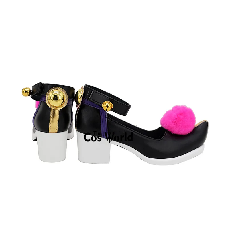 Genshin Liyue Harbour Qiqi Personalizar Juegos Zapatos de Cosplay