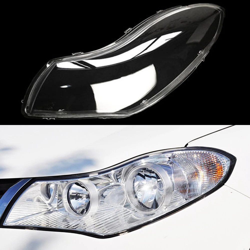 Car Front Headlight Cover For Chery Fulwin 2 Sedan 2009-2012 Auto Headlamp Lampshade Lampcover Head Lamp Light Glass Lens Shell