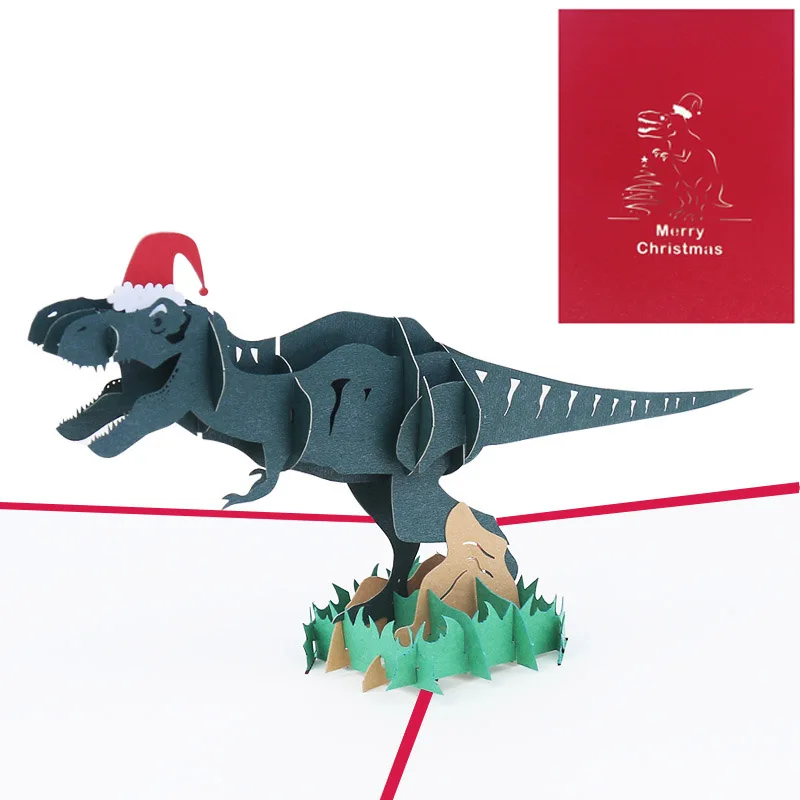 Neue 3D Pop-Up Weihnachtskarten Weihnachtsmann-Einladungskarte Partykarte Kindergeschenke Neujahrs-Dankeskarte Feiertagsgeschenk Postkarte – Detail 25
