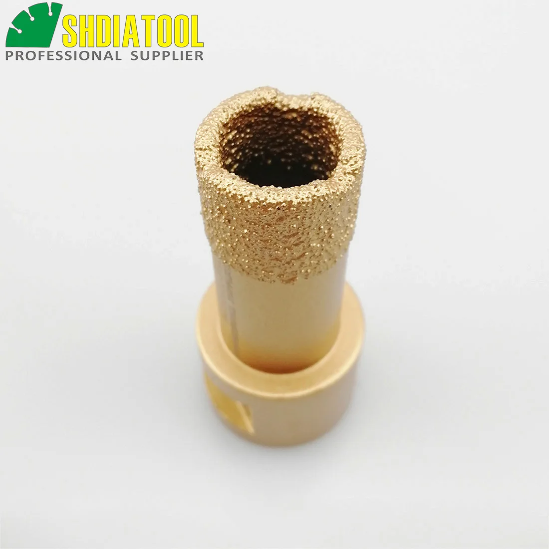 SHDIATOOL Dia20mm สูญญากาศ Brazed เพชรเจาะ Bits 15มม.ความสูง M14เจาะเกลียวบิตหินอ่อนหินแกรนิตเซรามิครู