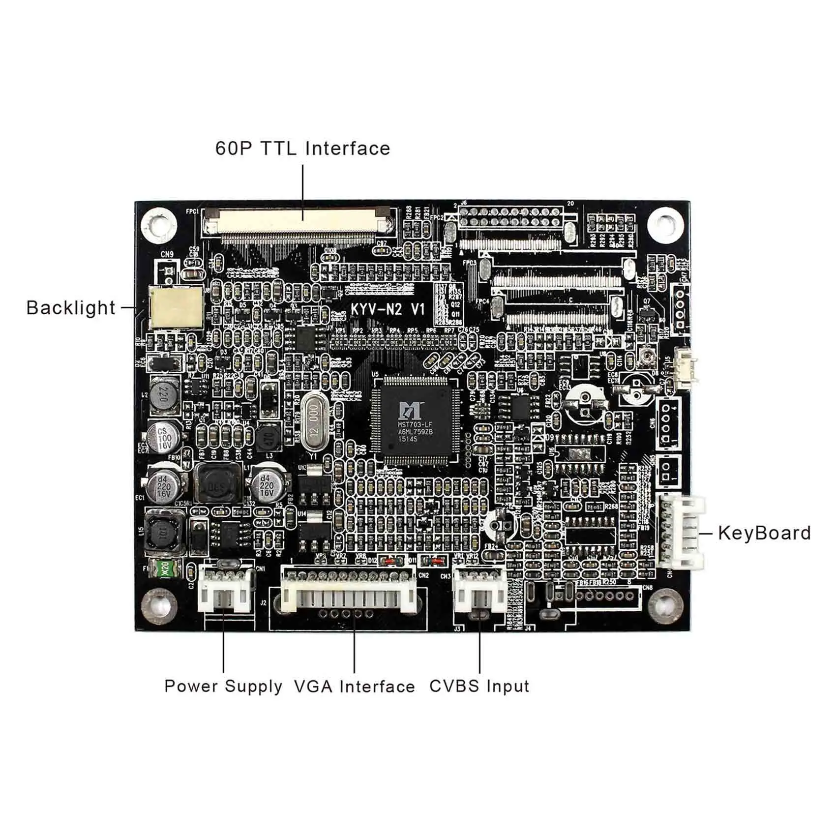 VSDISPLAY 10,4-calowy ekran LCD LSA40AT9001 800X600 z płytką kontrolera HD-MI VGA AV