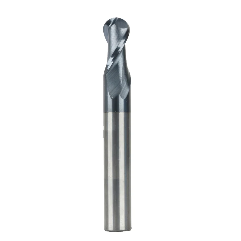 HRC45 2flutes 3 4 5 6 8 10 12 14 16 18 20mm tungsten steel solide caride ball nose end mill CNC machine milling cutter drill bit