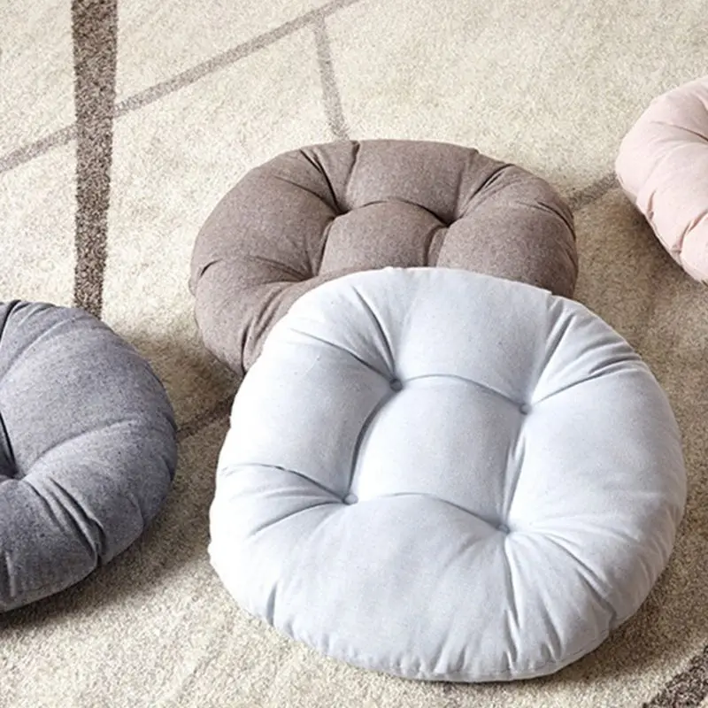 Chair Seat Cushion Meditation Floor Round Pillow For Seating on Floor Thicken Chair Pad Cushion For Yoga Balcony Seat Cushions