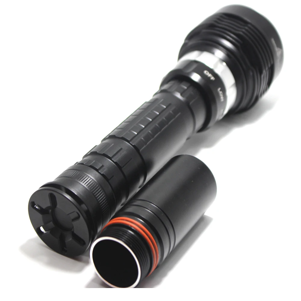 New 8000 Lumen Underwater 200m Torch 7x L2 T6  Led Scuba  3 modes Diving Flashlight Light For 3x18650 Or 26650 Battery