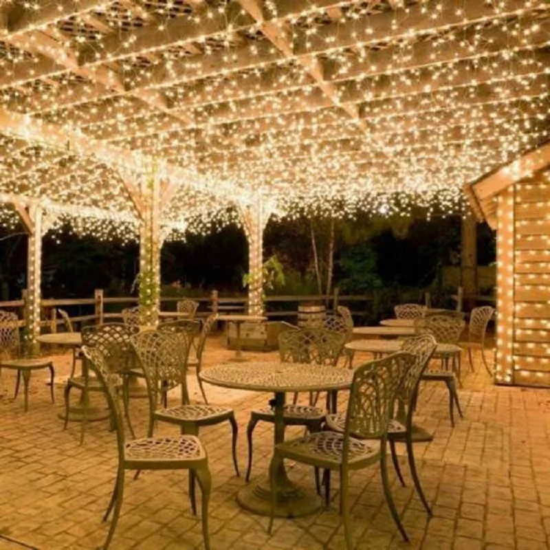 10M 100 Led String Garland Fairy Light Chain Waterproof Home Garden Outdoor Holiday New Year Christmas Decorations for Home