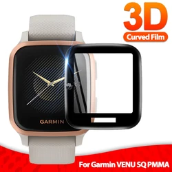 3D Weiche Faser Glas Schutz Film Abdeckung Für Garmin Venu SQ Musik Full Screen Protector Fall für Garmin Venu SQ Smart Uhr