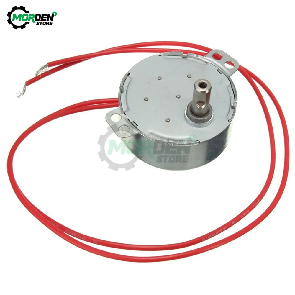 AC 220V 240V/AC 12V Synchronous Motor 5-6RPM Robust Torque 4W CCW/CW TYC-50 50/60Hz Permanent Magnet Synchronous Motor