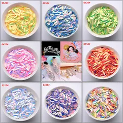 9*15mm Leaf shape PVC Bulk Sequined Nail Glitter DIY Garment Sewing Supplies Footwear Accessories Party Decoration