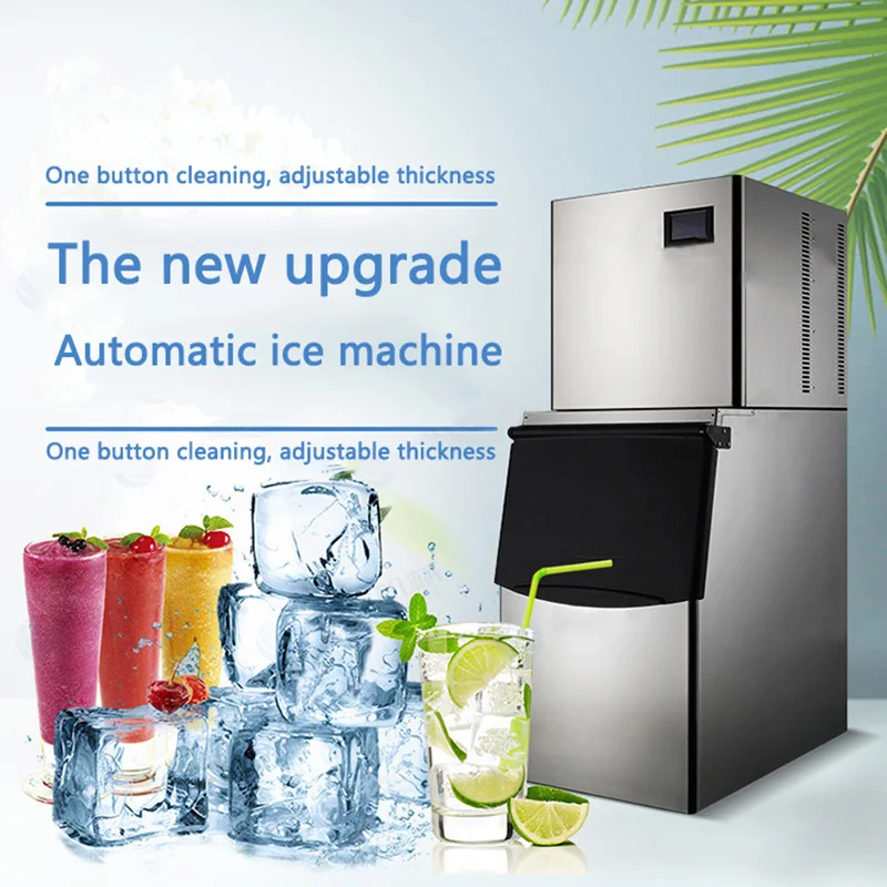 150KG/24H Commerciale Split macchina per il ghiaccio ZB-300 tipo Full-Automatic macchina per il ghiaccio Verticale in acciaio inox di ghiaccio maker 220V 0.8KW 1PC