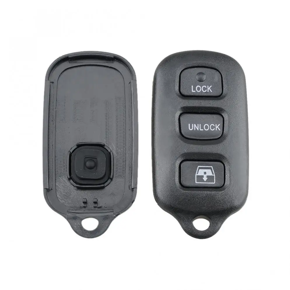 1pc Black 4 Buttons Car Keyless Key Fob Case Shell Replacement Remote Cover fit for TOYOTA 4Runner Camry