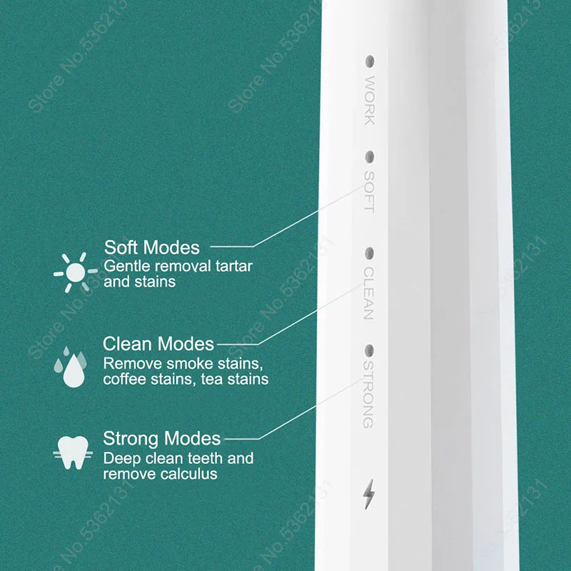 Youpin DR.BEI 초음파 치과 스케일러 YC2 전기 치아 미적분 제거제 치아 얼룩 치석 치과 치아 구강 위생을 희게