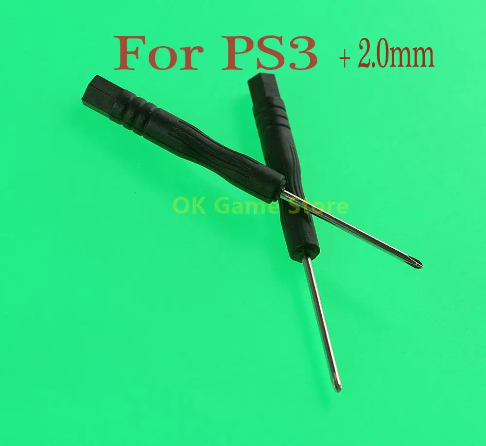 120pcs/lot 2.0mm + Cross Security Screwdriver for PS PS2 PS3 Controller iPhone iPod iPad Repair Opening Tool