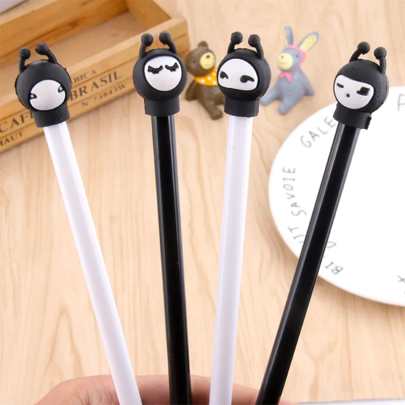 

50PCS Creative Stationery Cartoon New Alien Gel Pens Student Stationery Writing Kawaii School Supplies