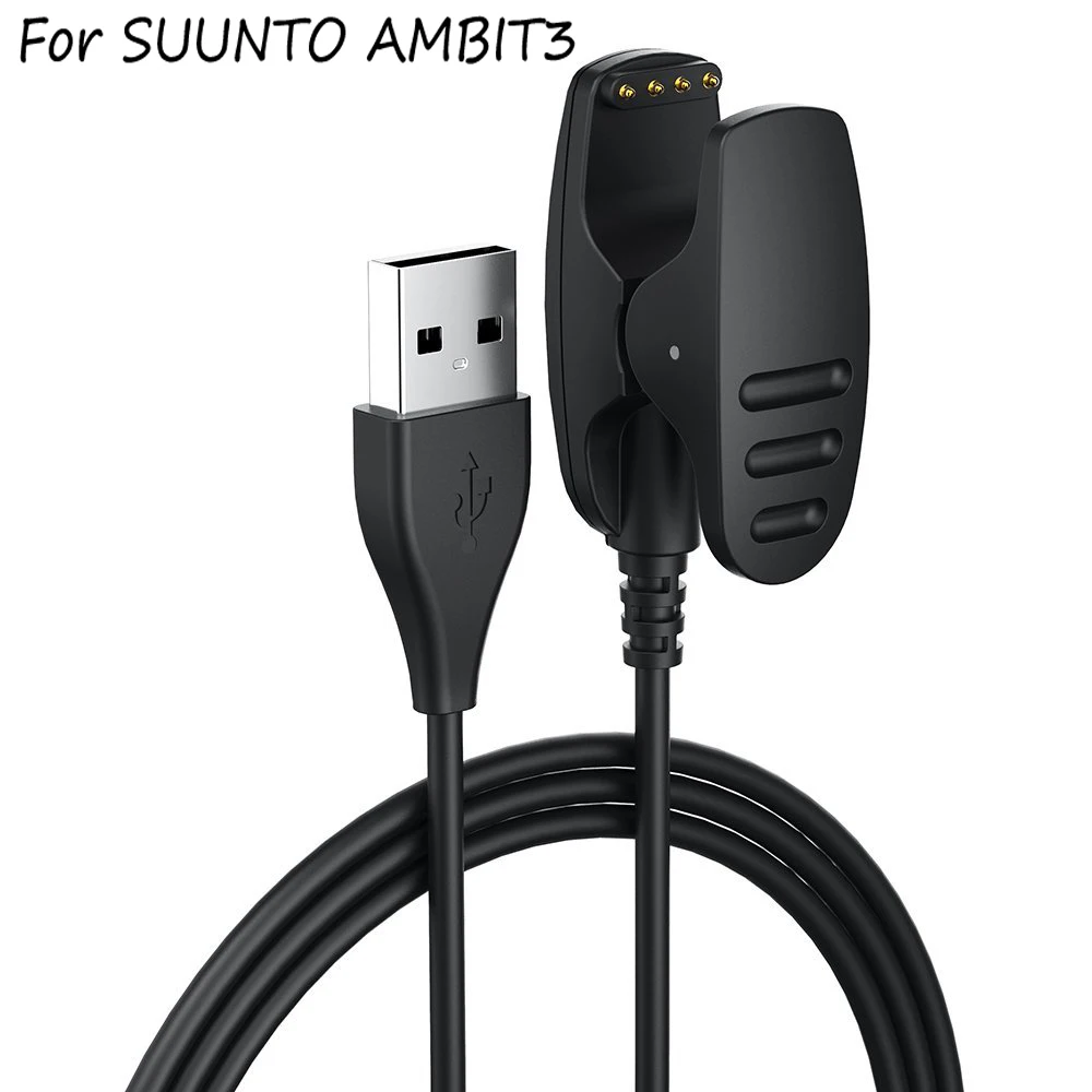 Caricatore USB universale Base di ricarica per linea di ricarica intelligente per Suunto Ambit 1 Ambit 2 Ambit 3 Linea di ricarica adattatore per clip di ricarica rapida