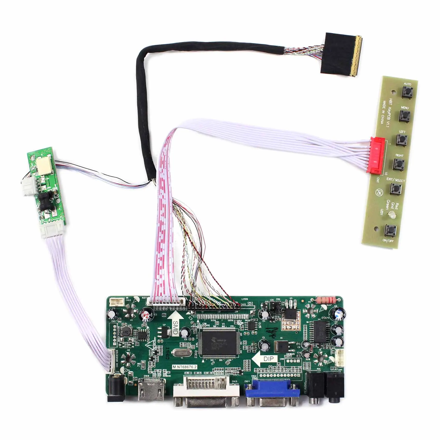 HD MI VGA DVI LCD Controller Board for 10.1