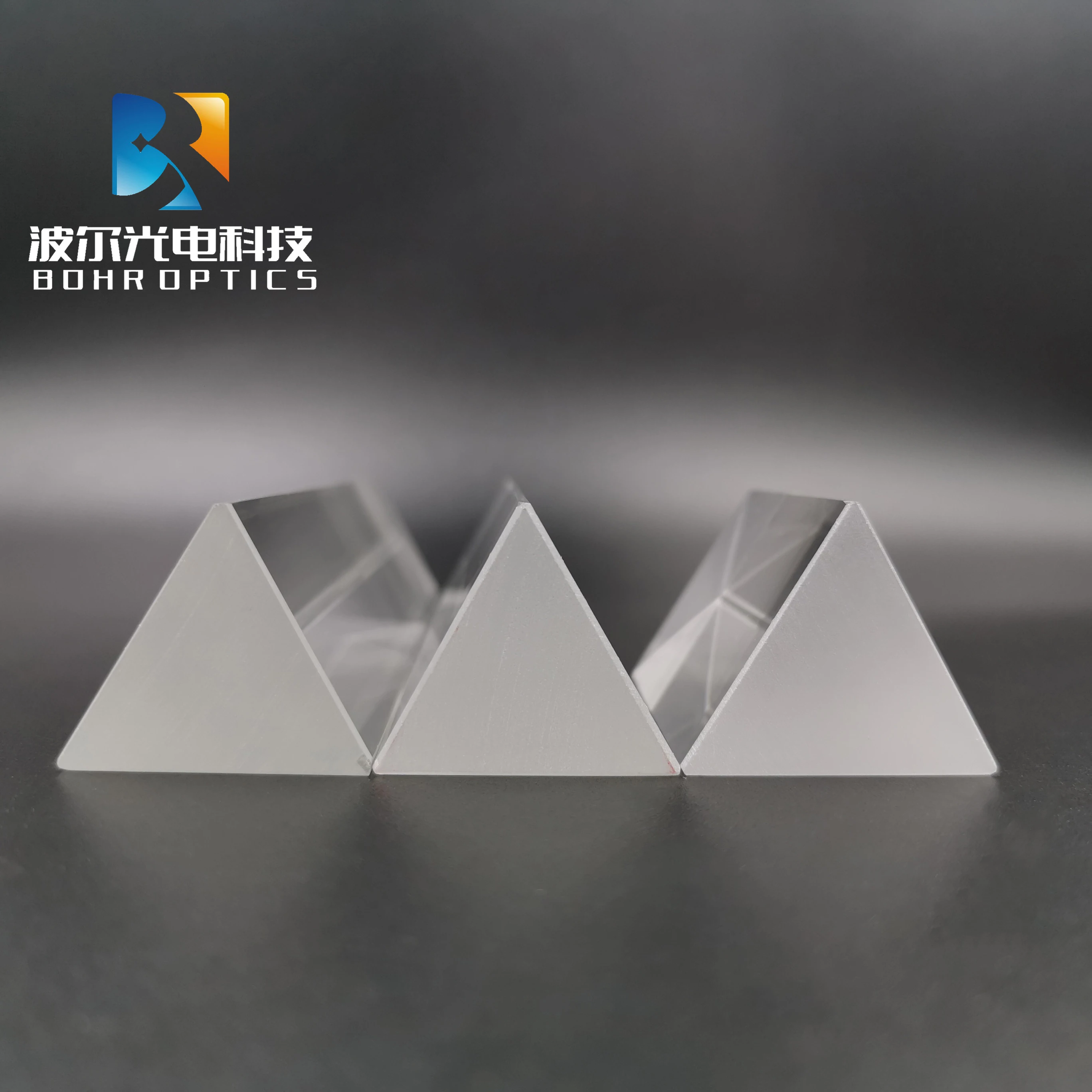 Prisma Triangular BK7 para niños, prismas ópticas de vidrio, enseñanza de física, espectro de luz refractado, arcoíris, estudiantes