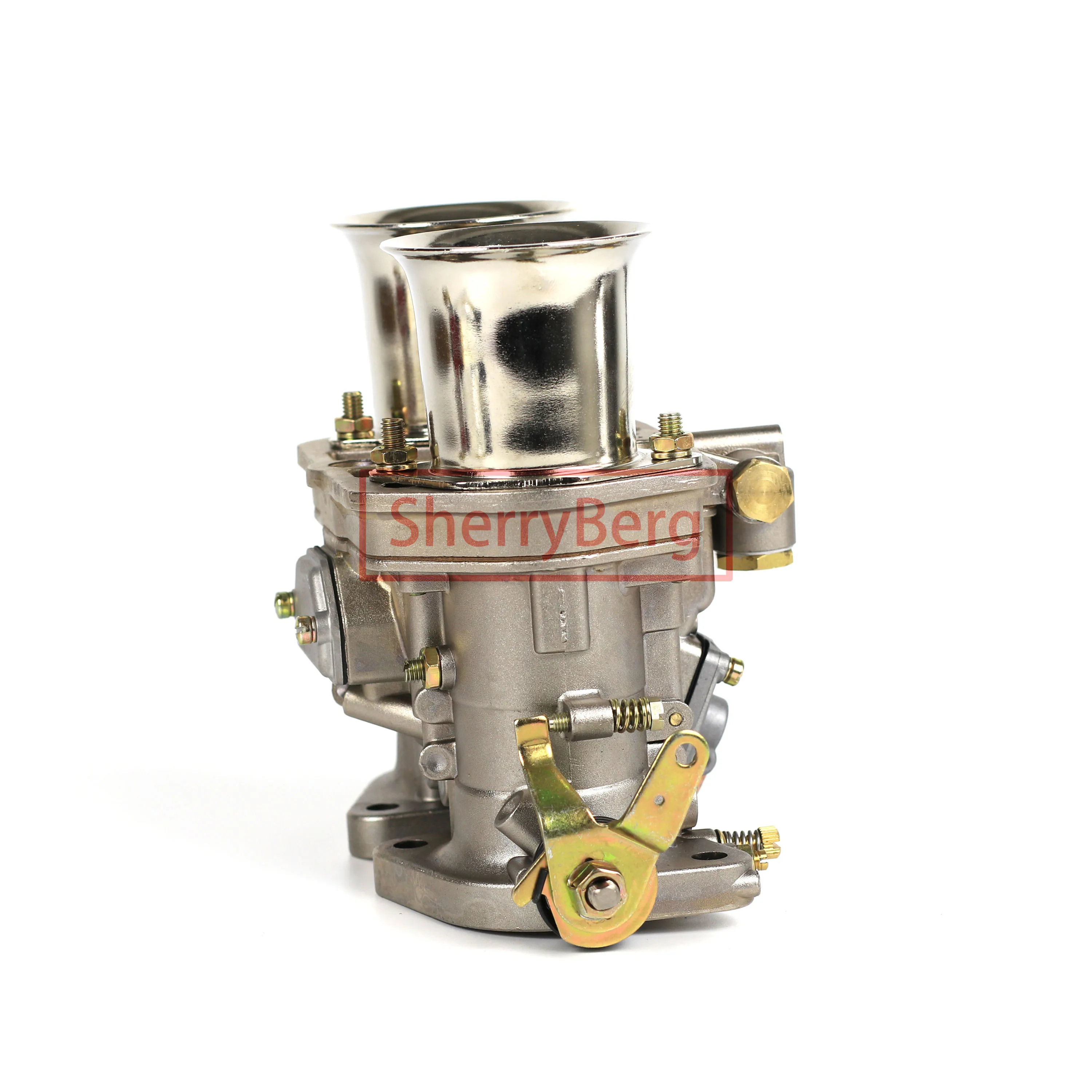 SherryBerg 48IDF 48MM Idf Carburatore Carburatore Alcol Cromato Per VW Fiat Porsche Bug Beetle Solex Weber Fajs EMPI DELLORTO