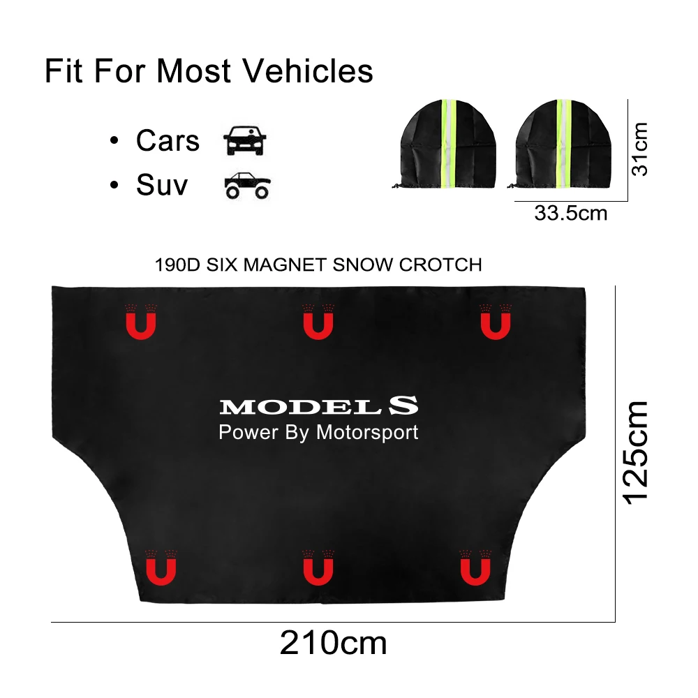 Parabrezza magnetico per Auto copertura da neve parasole protezione solare protezione per il ghiaccio accessori Auto per Tesla Model 3 X S Y P100D