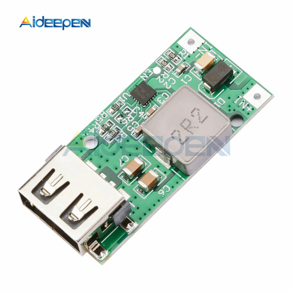 DC 7-21V to 5V 5A USB DC-DC Step Down Voltage Regulator Module Power Converter Supply for Phone Car Charging