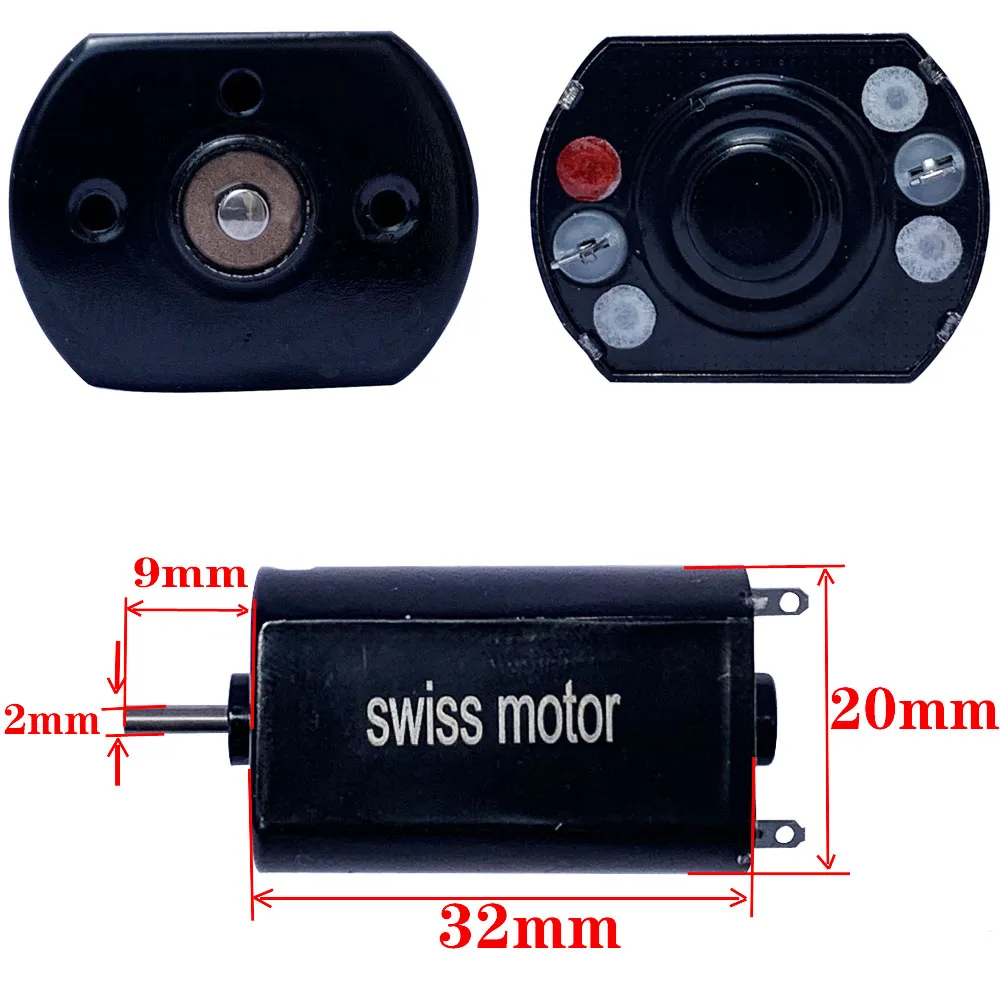 2032  Swiss Motor Replacement Tattoo Engine for Rotary Tattoo Machine Dynamo Liner Shader Part STEALTH