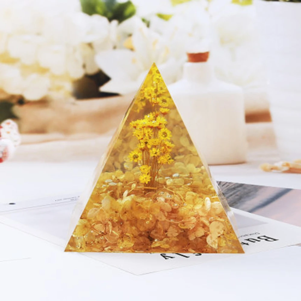 New 15cm Large Resin Molds for DIY Jewelry Making Resin Orgone Pyramid Orgonite Jewelry Silicone Molds Making Tools