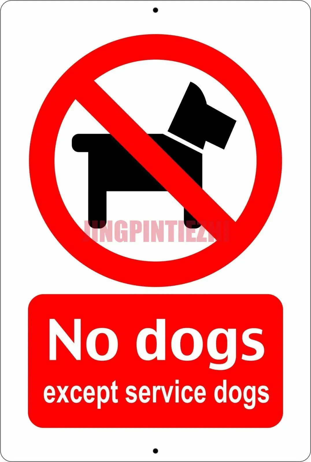 Warning Stickers Funny Car Stickers No Dog Except Service Dog Business Racing Helmet Motorcycle Vinyl Stickers