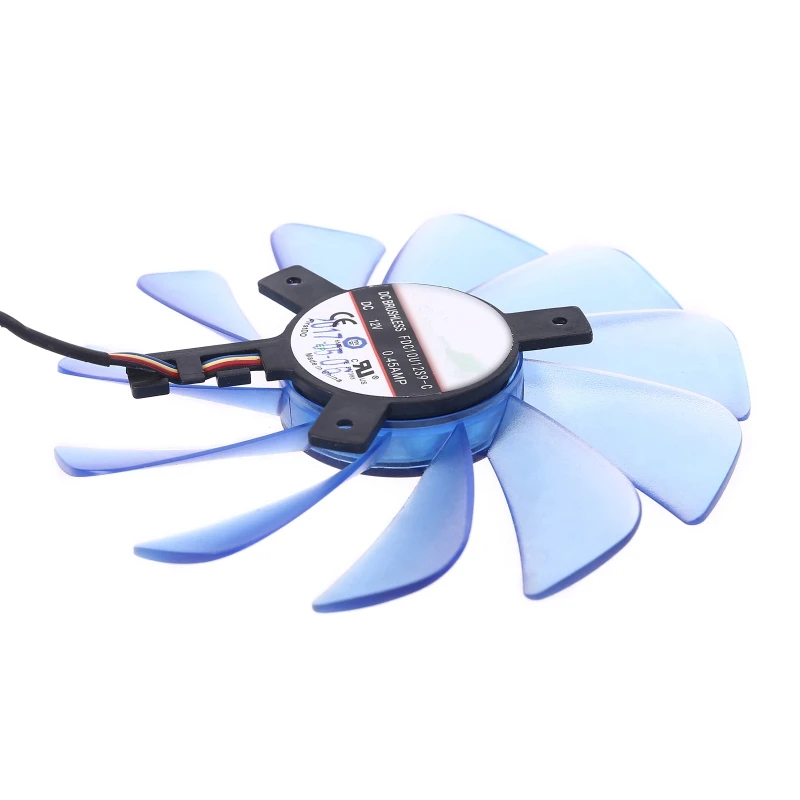2pcs 95mm Alternative FDC10U12S9-C CF1010U12S GPU Fan For XFX RX580 RX590 HIS RX580 IceQ RX570 Graphics Card Cooling fan
