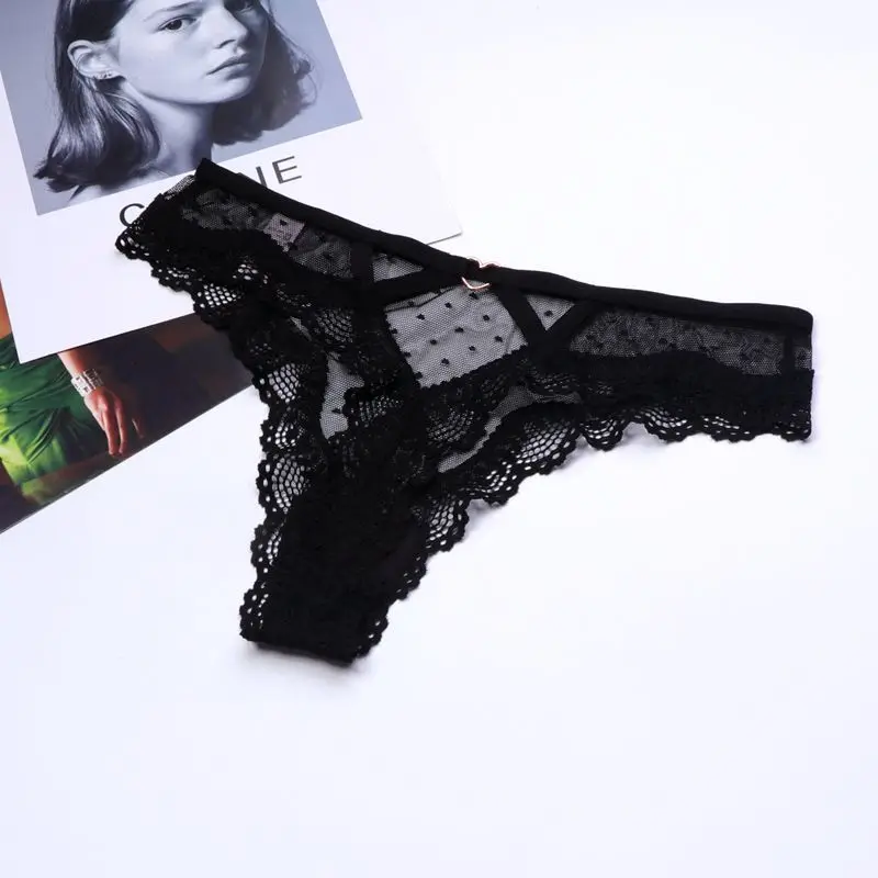 2026 Sexy Spitze Höschen Frauen Herz Low-Taille Unterhose Aushöhlen Tanga Weibliche Nahtlose Unterwäsche Interesse Dessous
