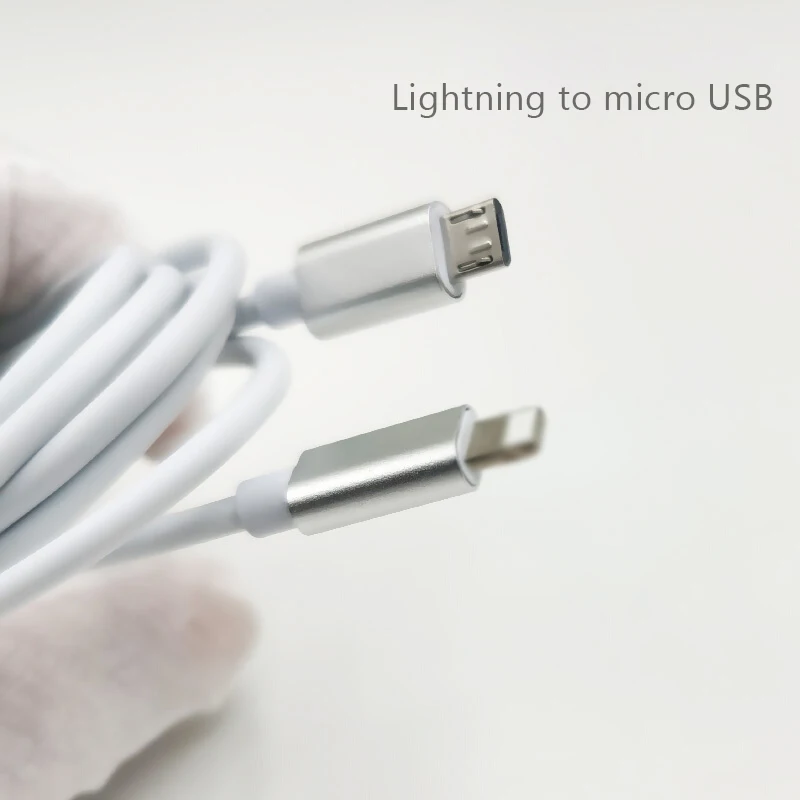 5ft OTG Lightning to Micro USB DAC Cable for iPhone12 X 8 7 iPad MOOER EG150 Roland GO MIXER PRO MIDI Keyboard Electric Blowpipe