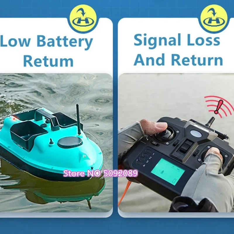 GPS Doppia Posizione Velocità Fissa Cruise GPS RC Esche Da Pesca Barca 2KG 500M Doppio Motore 16 Punti Nido Pull Net Gancio 3-Hopper Esche