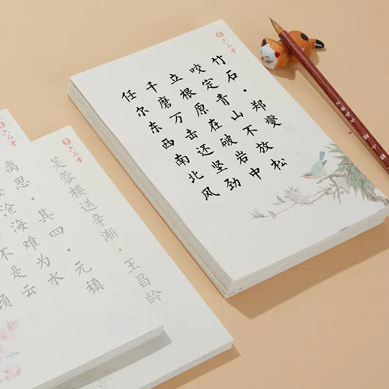 Caligrafia Copybook Small Regular Script Shou Jin Ti Copybooks Chinese Brush Pen Copybook Child Basic Poem Calligraphy Copybooks