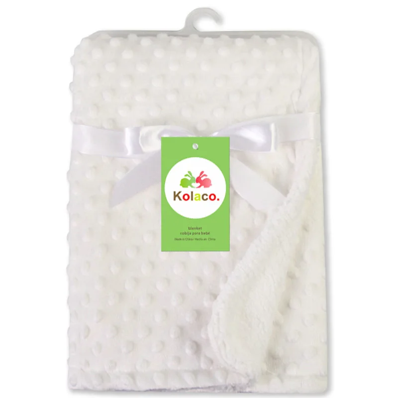 2024 New Autumn Winter Children Rose Cashmere Double-layer Baby blanket Lamb Wool blanket 102x76cm