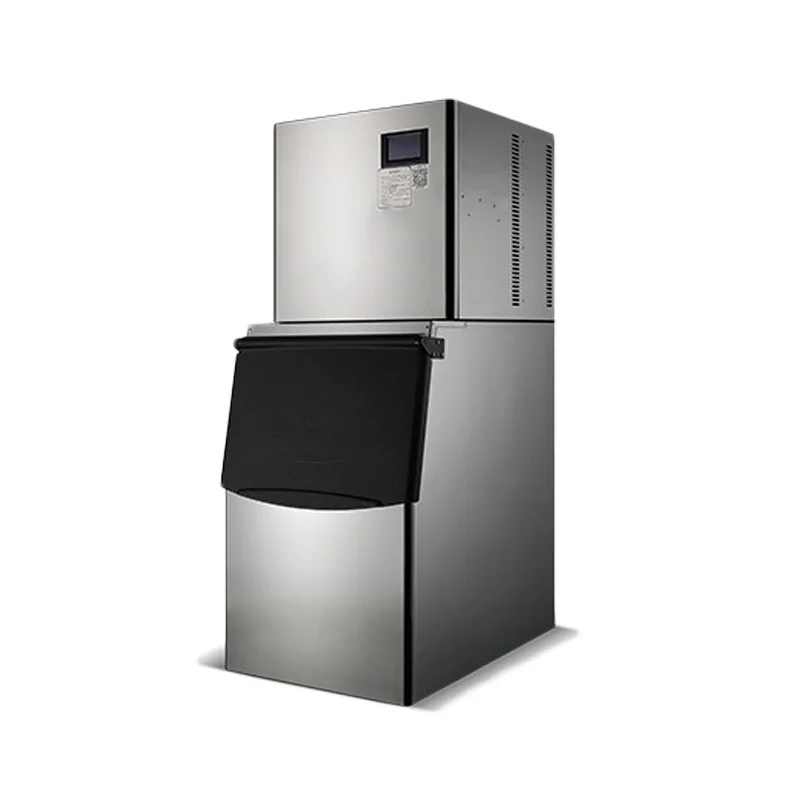 

150KG/24H Commercial Ice Maker ZB-300 type Full-Automatic ice machine Vertical stainless steel electric ice maker 220V 0.8KW 1PC