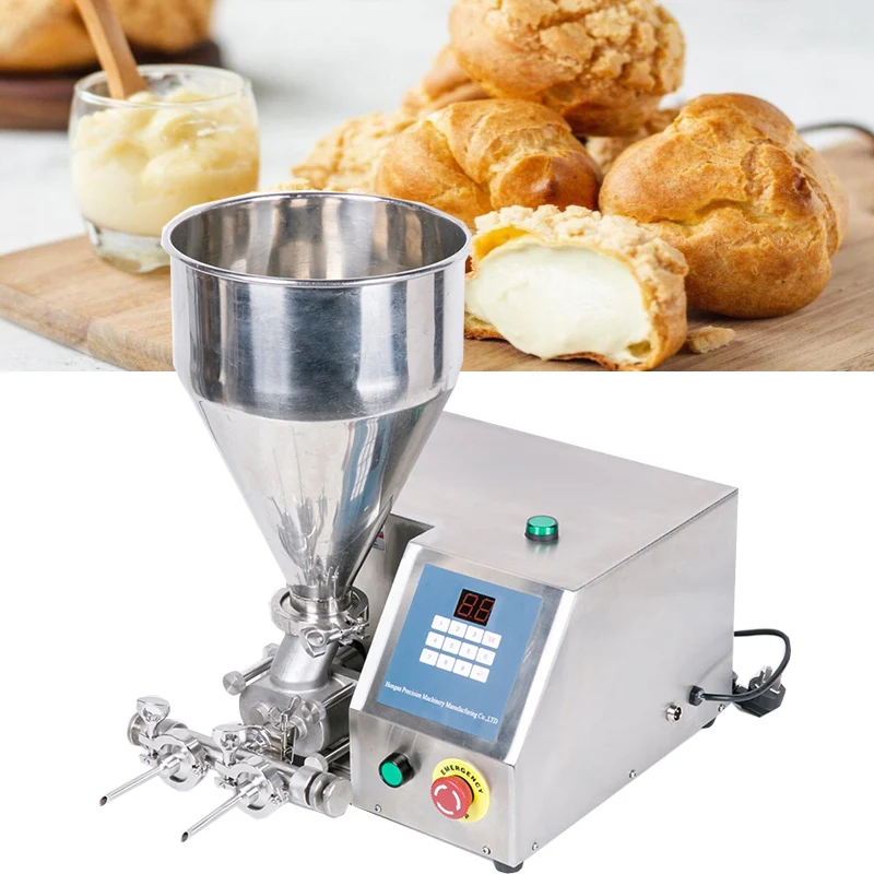 Multifunctional Chocolate Injector Filler Cream Puff Filling Donut Cup Cakes Depositor Machine Pastry Injection