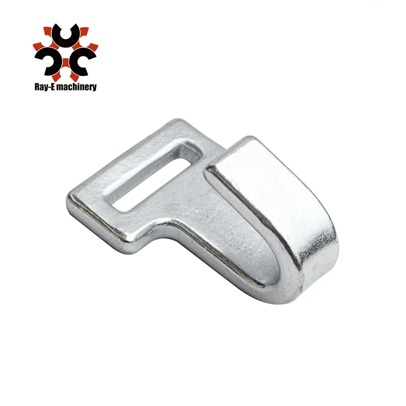 2 Inch Forged Metal Flat Cargo Hook for Webbing Straps High Performance 5000kgs 11000lbs Galvanized