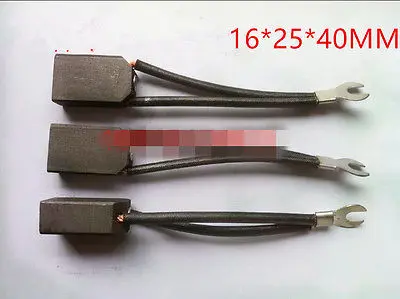 Cepillo de carbono para Motor de mezcla de piezas, herramientas eléctricas de 5/8 "x1" x1 9/16 "16x25x40mm, 1 unidad