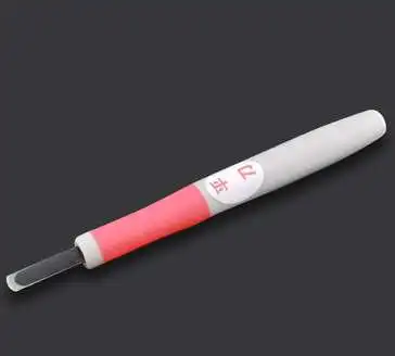 Rubber stamp carving knife flat blank white carving knife woodcut