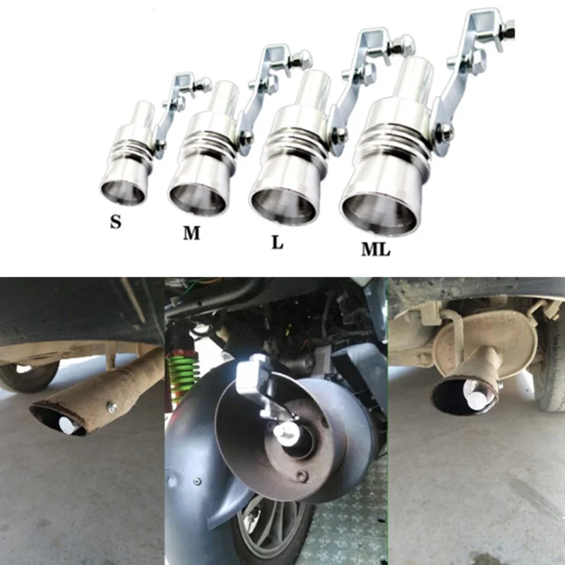 

Universal Car Turbo Sound Simulator Muffler Car Straight Muffler For Toyota Camry RAV4 Crown Reiz Corolla Vios Yaris L
