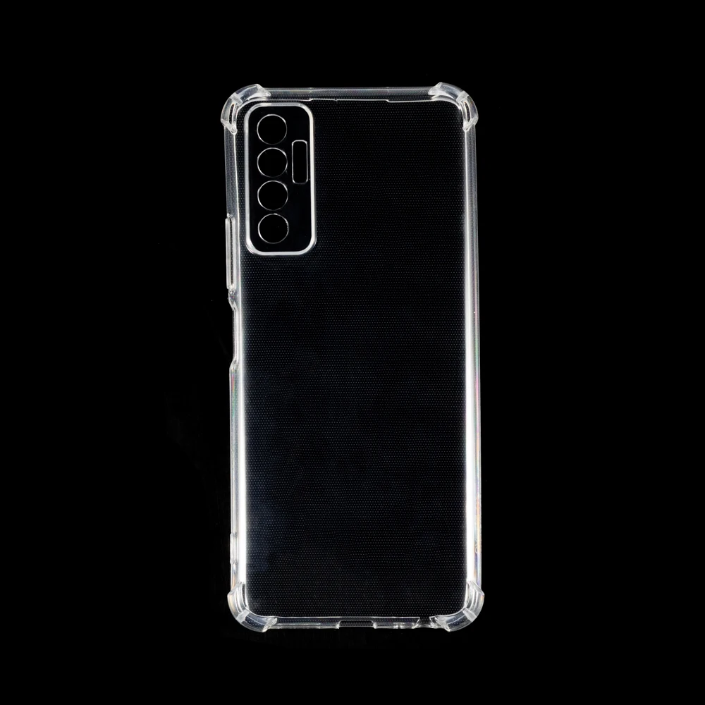 Untuk Tecno Camon 17P Casing Ultra Tipis Kristal Jernih Teknologi Peredam Kejut Bumper Lembut Casing Penutup TPU untuk Tecno Camon 17P