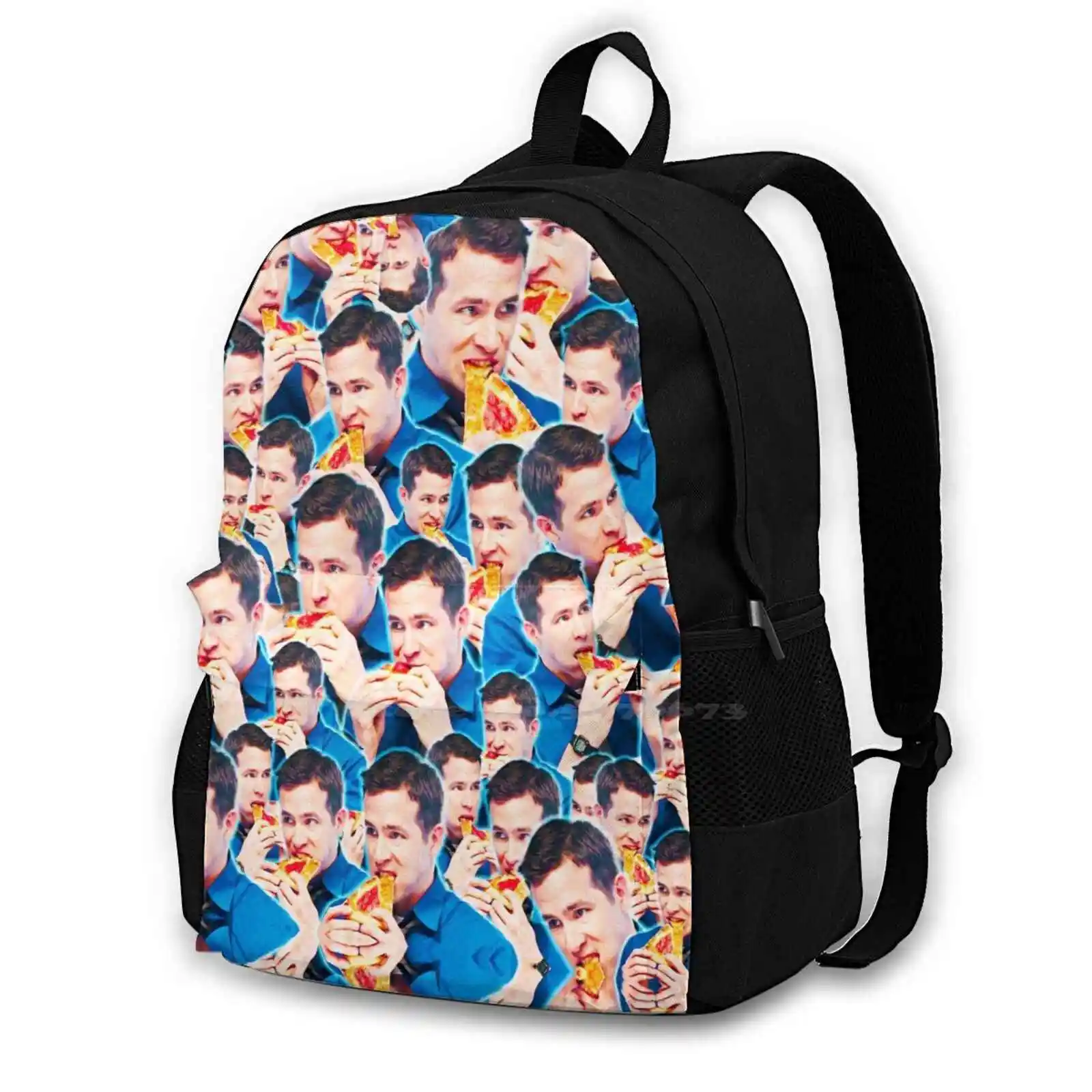 Jerry School Bags For Teenage Girls Laptop Travel Bags Pizza Ryan Reynolds Voices Food Collage Jerry Proposal