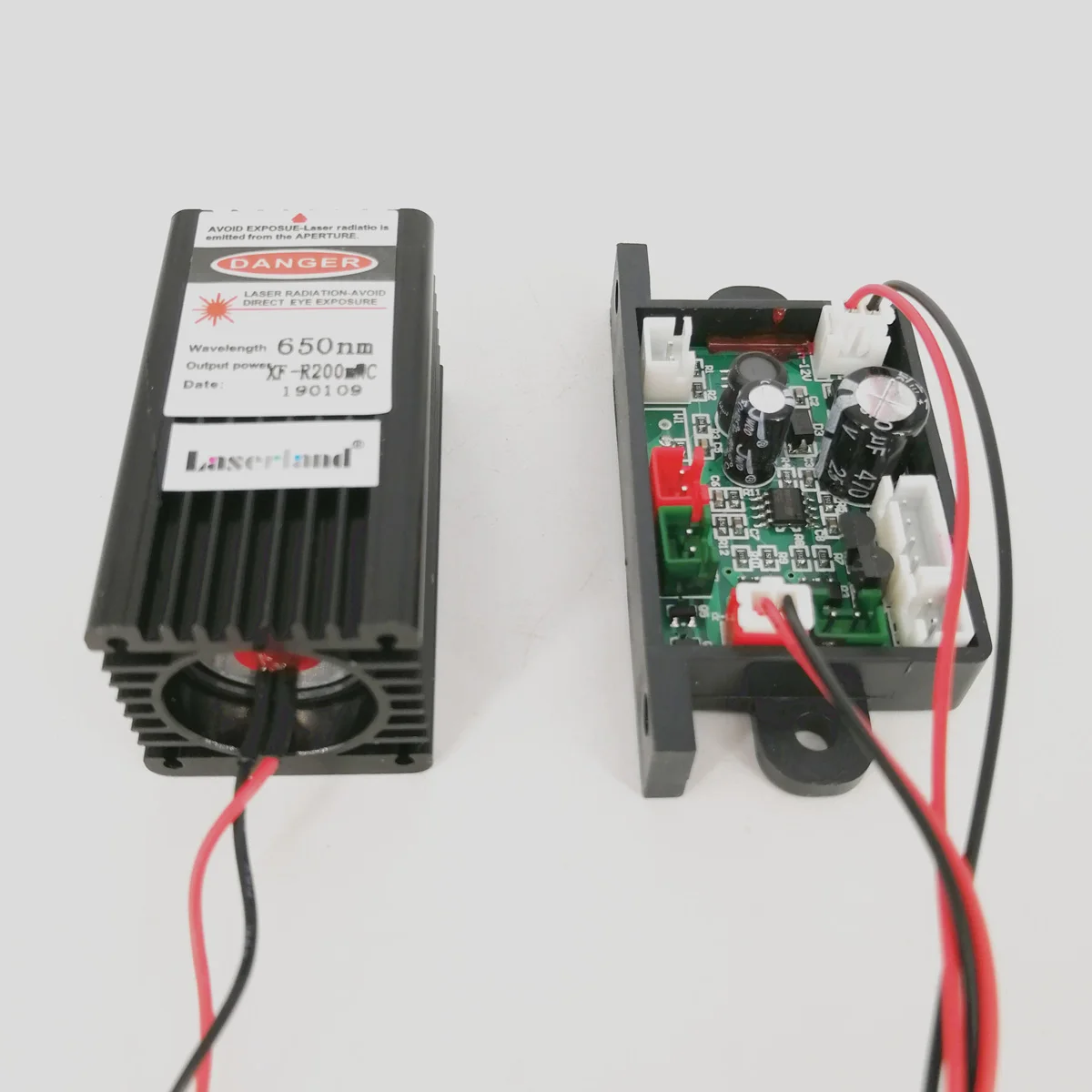 Fat Beam 200mW 650nm Red Dot Focusable Laser Diode Module TTL