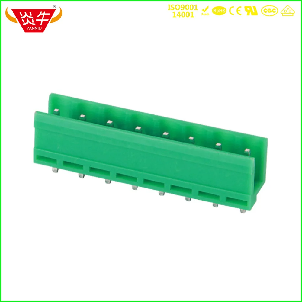 50Pcs HT508V 5.08 2P ~ 12P PCB CONNECTOR PLUG-IN TERMINAL BlOCK 5.08mm 2PIN ~ 12PIN PHOENIX CONTACT  YANNIU