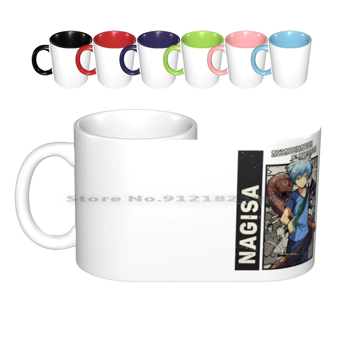 Nagisa , Assassination Classroom Manga Ceramic Mugs Coffee Cups Milk Tea Mug Assassination Classroom Karma Koro Sensei Nagisa