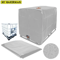 Waterproof Cover for Rain Water Tank, Outdoor Garden, 4 Cores, 1000 Litros IBC Container Foil, Anti-Dust Cover, Proteção solar