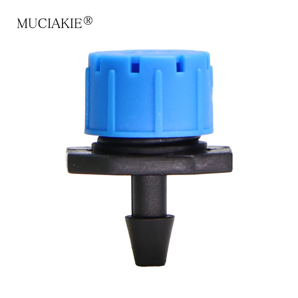 MUCIAKIE-goteros de riego por goteo para jardín, aspersores de riego para manguera de 500 pulgadas, 360-30 Uds., color azul ajustable de 1/4 grados