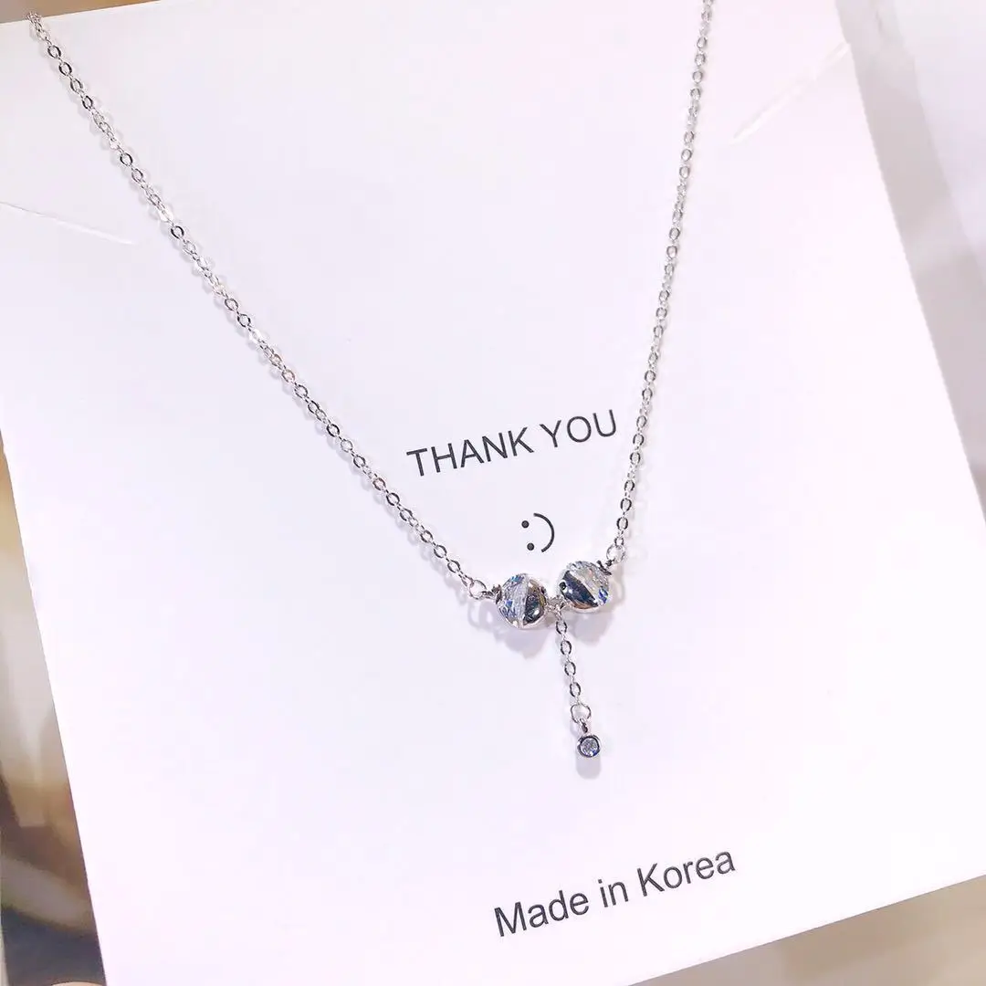 925 Sterling Silver Original Women's Charm Pendant Necklace Kiss Fish Pisces Inlaid Zircon Luxury Clavicle Chain Fine Jewelry