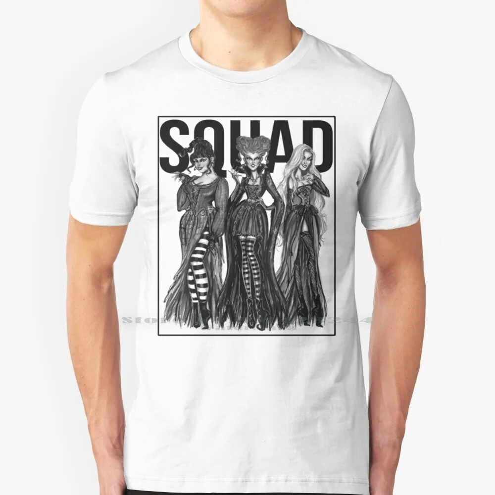 Squad T Shirt Cotton 6XL Kathy Najimy Sarah Parker Winifred Sanderson Mary Sanderson