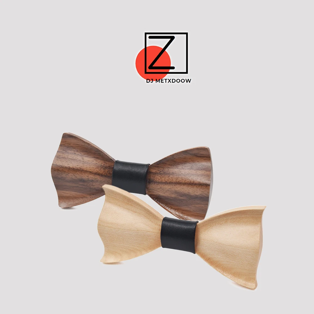 

2022 Novelty three-dimensional Wood Bow Tie For Men Weeding Classic Wood Bowtie Wood 3D Handmade corbata Wooden Ties Gravata